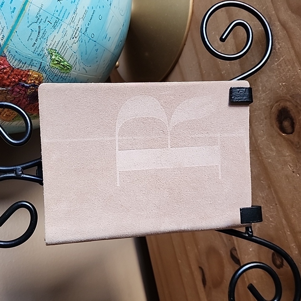 Monogram sueded journal letter R by Nota Made in Italy